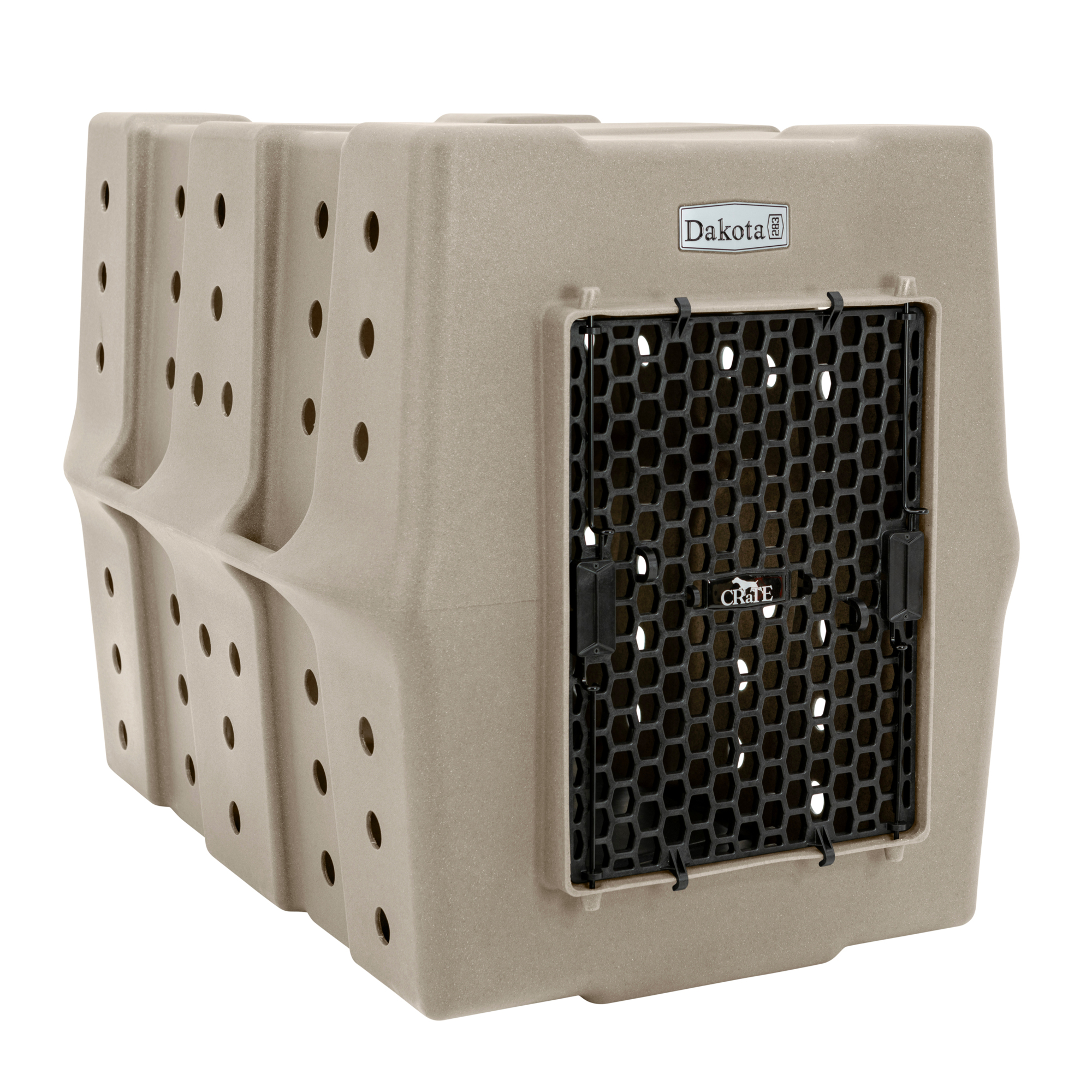 Dakota 283 Canine Rough and Tough Economy Kennel — X-Large, Sandstone, Model# D2-CRATE-XL-SAN